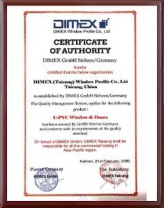 Certificado DIMEX 7