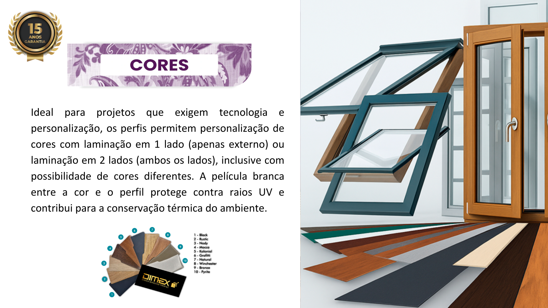 Laminados e cores